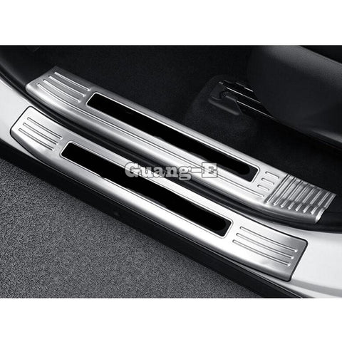 Stainless Steel Pedal Door Sill Scuff Plate Exterior Inner Threshold-AM00092-Veeddydropshipping