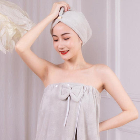 Coral Fleece Bath Soft Absorbent Bath Towel-HA00524-Veeddydropshipping
