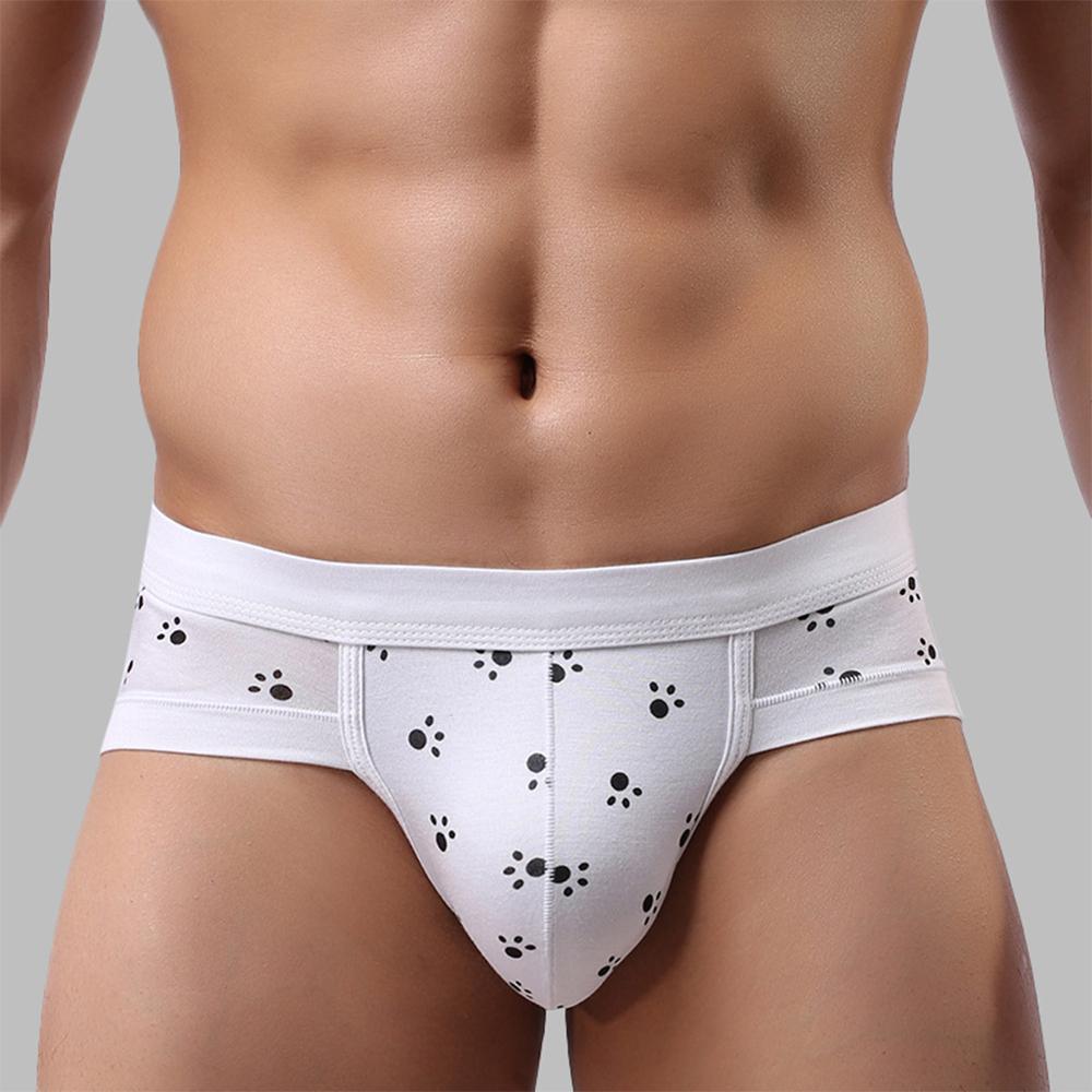 Convex Pouch Shorts Soft Breathable Stretch Briefs Low Waist Underpants-MF01654-Veeddydropshipping