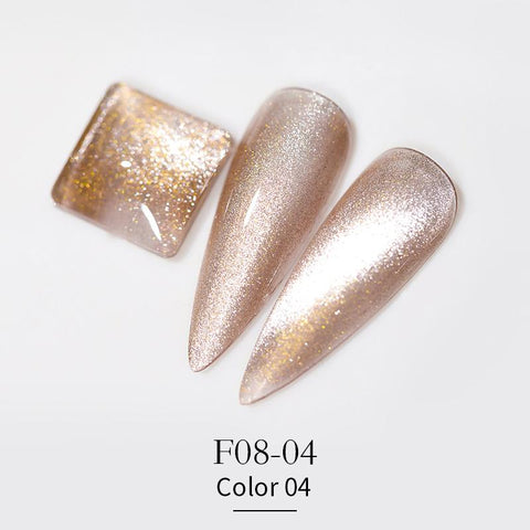 Cat Eye Nail Gel Polish Magnet Hybrid Laser Colorful Nail Art -BH00995-Veeddydropshipping