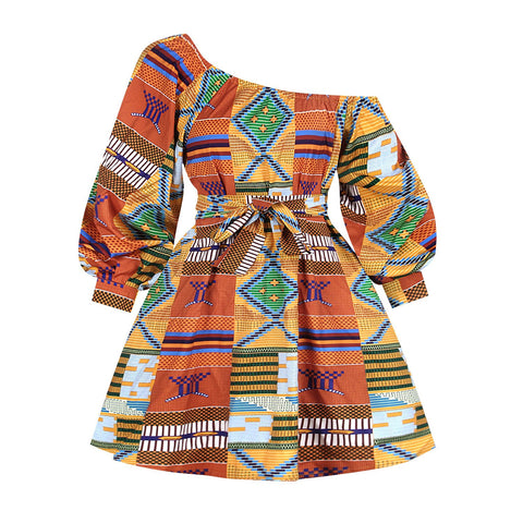 Robe Wax African Dresses For Women-WF01673-Veeddydropshipping