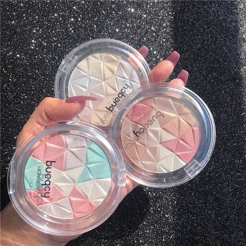 Makeup Highlighter Palette Bronzer Shimmer Glitter-BH00699-Veeddydropshipping