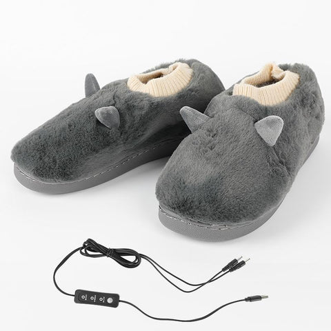 Shoes Plush Warm Electric Slippers Feet Adjustable-BS01228-Veeddydropshipping