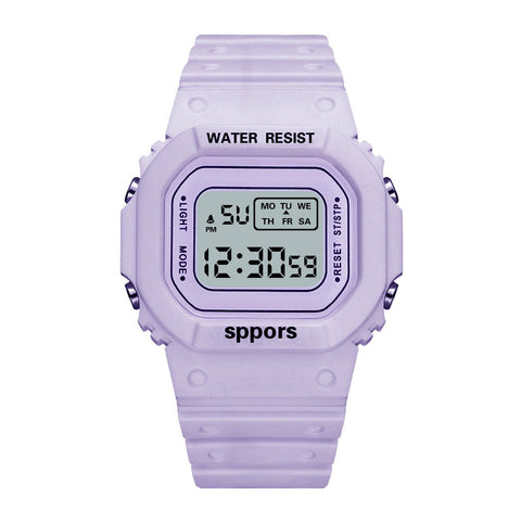 transparent Digital Sport Watches Clock Children Wristwatch-JW01152-Veeddydropshipping