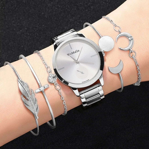 6/5/3PCS Luxury Women Watches Set Bracelet Wristwatches-JW01085-Veeddydropshipping