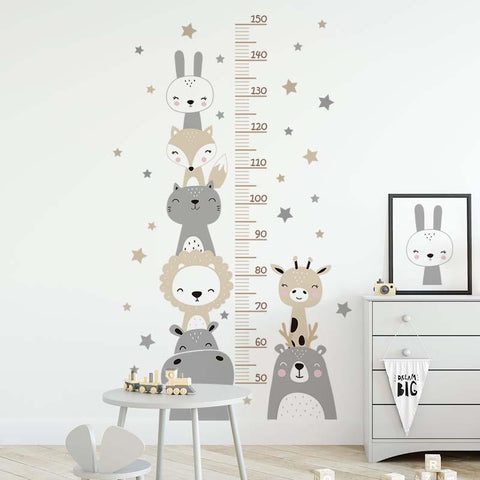 Height Ruller Wall Stickers Room Nursery-HA00201-Veeddydropshipping