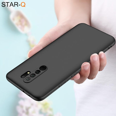 for redmi9 New upgrade full cover camera liquid silicone phone case for xiaomi redmi 9-PA00325-Veeddydropshipping