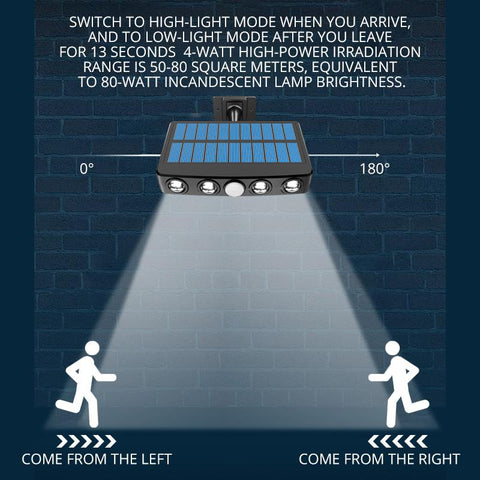 Solar Lights Outdoor Waterproof, 3 Modes Solar Wall Lights, Solar Garden-TI00802-Veeddydropshipping