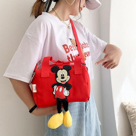 Cartoons Mickey Mouse Nylon Bag Women Messenger Bag Cute Anime-BS00139-Veeddydropshipping