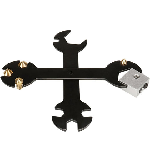 2PCS L-Shaped 6mm 7mm Wrench Tool For Fixed MK8 E3d Brass Nozzle 5 IN 1-Veeddydropshipping
