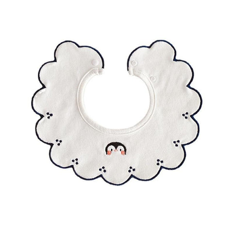 Baby Bibs Newborn Kids Bandana Flower Burp Cloth Soft Cotton Infant Boy-TB00471-Veeddydropshipping