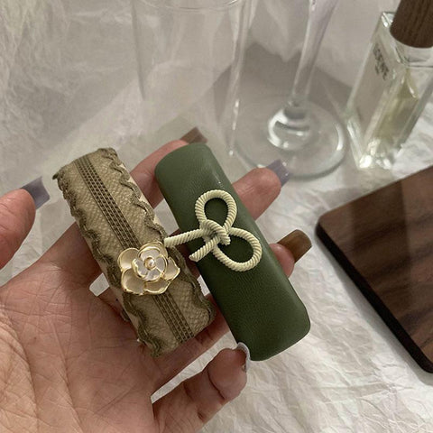 New Green Bow BB clip For Women Fashion Hairgrip -JW00489-Veeddydropshipping