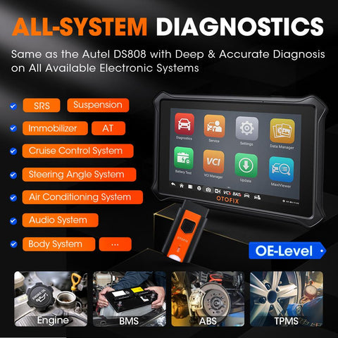 OTOFIX D1 Bluetooth Automotive Scanner OE-Level Car Diagnostic-AM00281-Veeddydropshipping