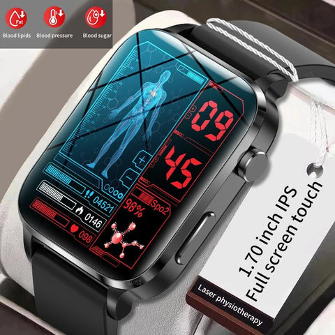Smart Watch Men Laser Treatment Of Hypertension Hyperglycemia Heart -CE00543-Veeddydropshipping