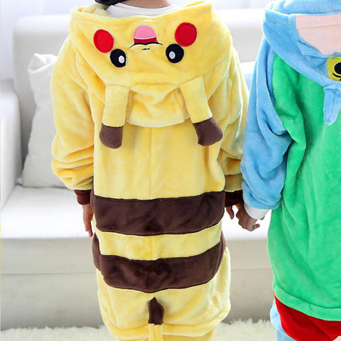 Animal Panda Pajamas Boy Girl Unicorn Winter Christmas Dinosaur Kids-TB01040-Veeddydropshipping