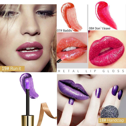 Diamond Glitter Liquid Lipstick Waterproof Lipgloss-BH00671-Veeddydropshipping