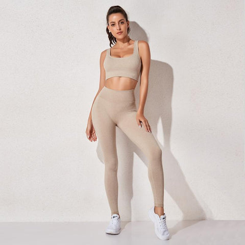 Sportswear Fitness Yoga Sets High Waist Sports Leggings Sports Bra Gym -OS00878-Veeddydropshipping