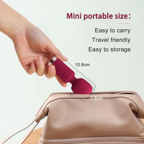 Mini Vibrator with Female Clitoris Stimulator Sex Toys for Womans AV Magic Wand -BH01209-Veeddydropshipping