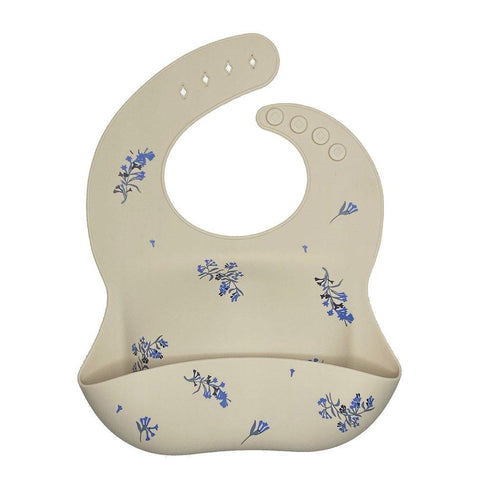 Ins Style Print Baby Bibs Waterproof Soft Silicone Baby Feeding Stuff Cute-TB00466-Veeddydropshipping
