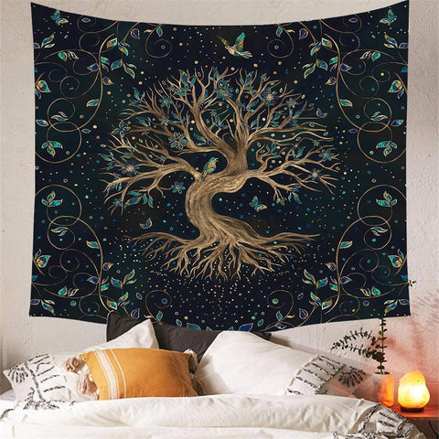 Mysterious Tree Psychedelic Home Dream Decor-HA00210-Veeddydropshipping