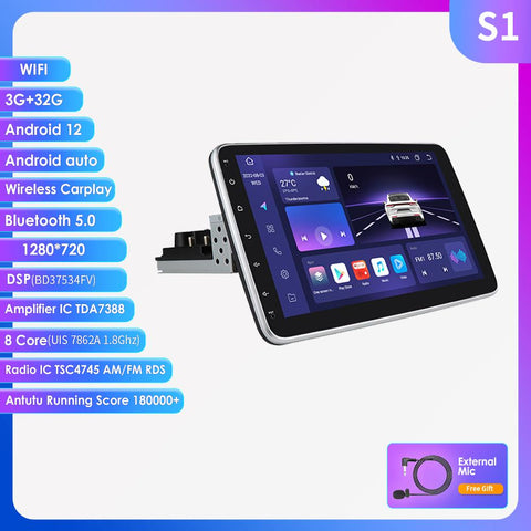 Universal 1din UIS7862S Car Radio Multimedia Player Autoradio-AM00527-Veeddydropshipping