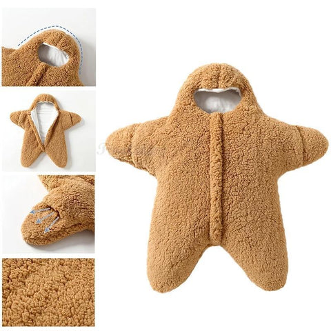 0-9 Months Baby Cocoon for Newborns Winter Warm Flannel Soft Baby Sleeping-TB00700-Veeddydropshipping
