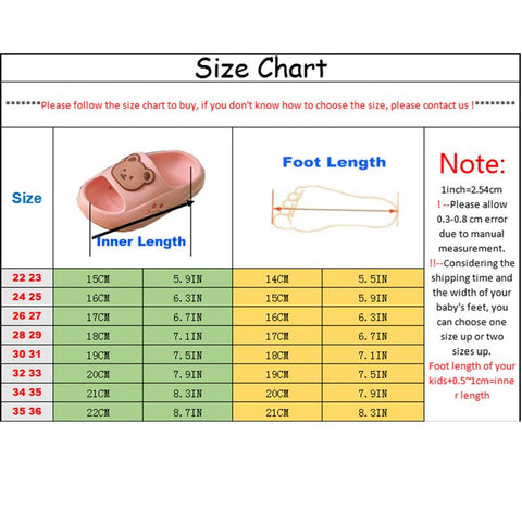 Children&#39;s Beach Slippers For Boys Girls Home Shoes-TB00114-Veeddydropshipping