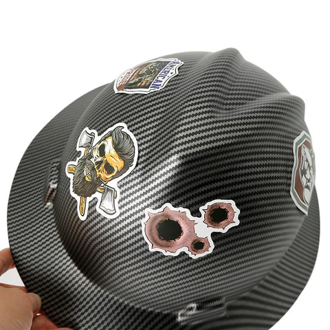 Safety Helmet Full Brim Hard Hat Carbon Fiber -CO00659-Veeddydropshipping