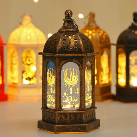 Mubarak Lantern LED Light Ornaments-HA00584-Veeddydropshipping