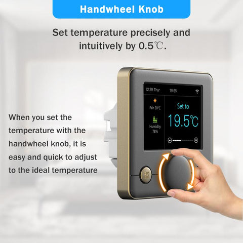 Smart Tuya Room Wifi Thermostat Underfloor Heating Programmable Digital-TI01015-Veeddydropshipping
