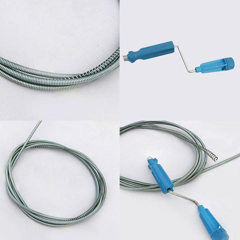 Cleaner Drain Auger Flexible Metal Sink-HA01057-Veeddydropshipping