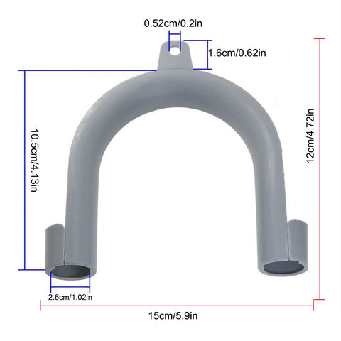 Washing Machine Drain Hose Hook U Shape-HA01035-Veeddydropshipping