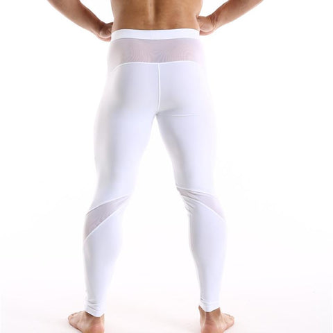 Mesh Pants Breathable Soft Sleep Wear Bottoms Tight Male-MF01535-Veeddydropshipping