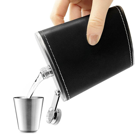 Portable Stainless Steel Hip Flask Flagon-HA01251-Veeddydropshipping