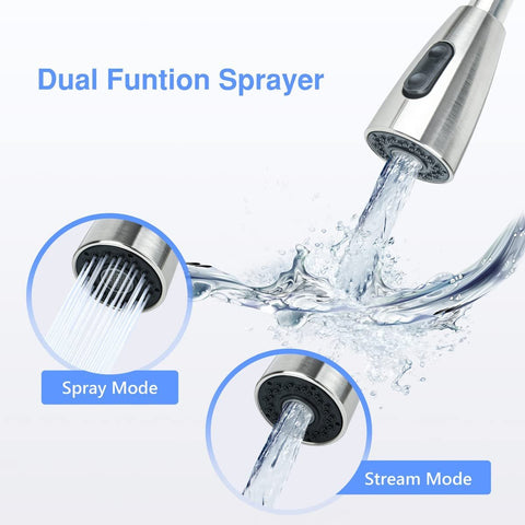 Kitchen Type Pull-out Faucet Retractable-TI00642-Veeddydropshipping