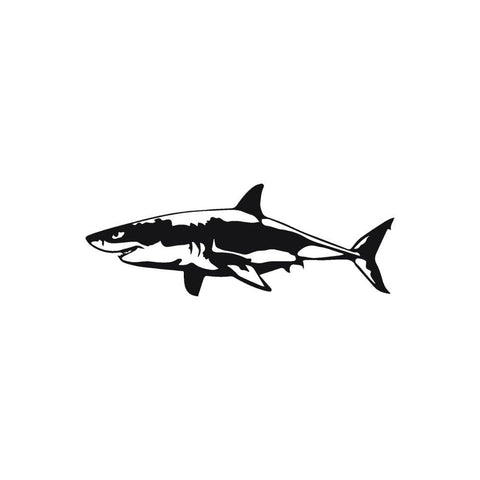 Great White Shark, Car and Motorcycle Stickers Waterproof-AM00965-Veeddydropshipping