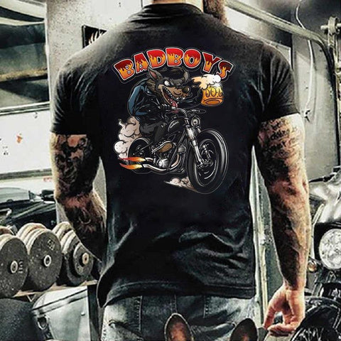 Heavy Metal Punk Style Men Teen Summer Trendy T-shirt High Street-TB01155-Veeddydropshipping