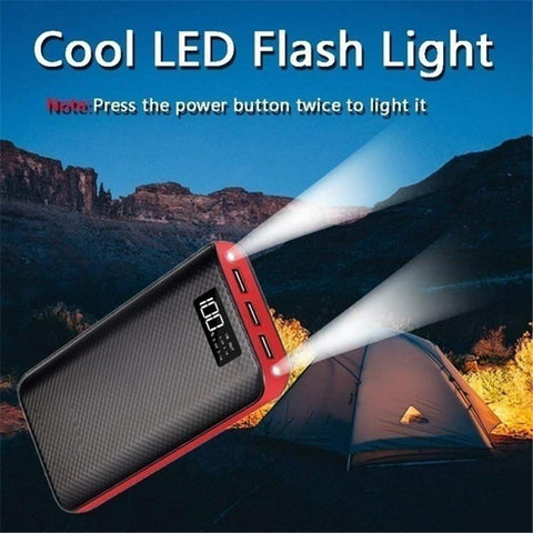 80000mAh High-capacity with Digital Display Mobile Power Bank 3USB Lighting-PA00465-Veeddydropshipping