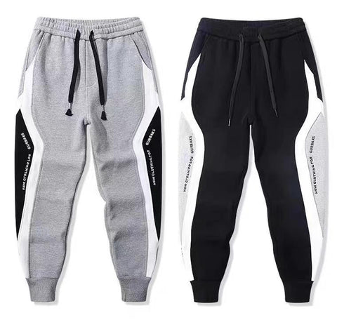 Men Ribbons Harem Jogging Pants Male Slim Fit-MF00373-Veeddydropshipping