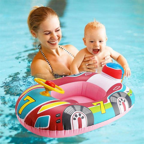 Inflatable Swimming Rings Baby Water Play Games Seat Float Boat Child Swim -OS00063-Veeddydropshipping