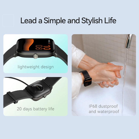 Smart Watch Men Women Watch Blood Oxygen Heart Rate Sleep Monitor -CE00563-Veeddydropshipping