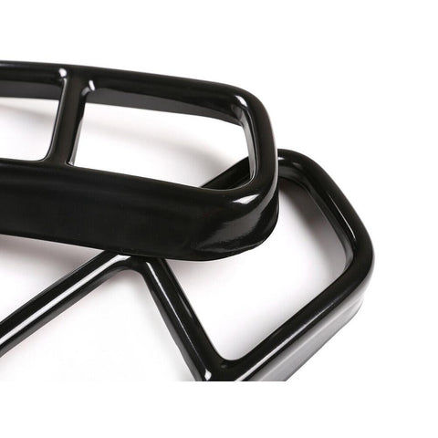 Yubao Silver/Glossy Black Car Exhaust Muffler Pipe Cover Trims Stainless-AM00087-Veeddydropshipping
