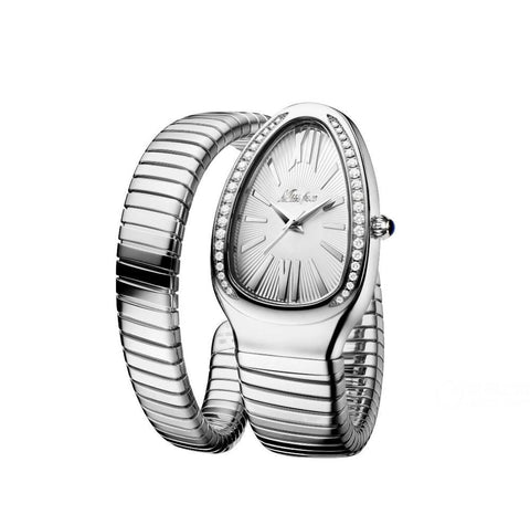 Watches Snake Shape Luxury Watch For Women Steel  Quartz -JW00880-Veeddydropshipping
