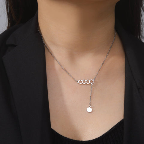 Stainless Steel Pendant Necklaces for Women Jewelry -JW01276-Veeddydropshipping