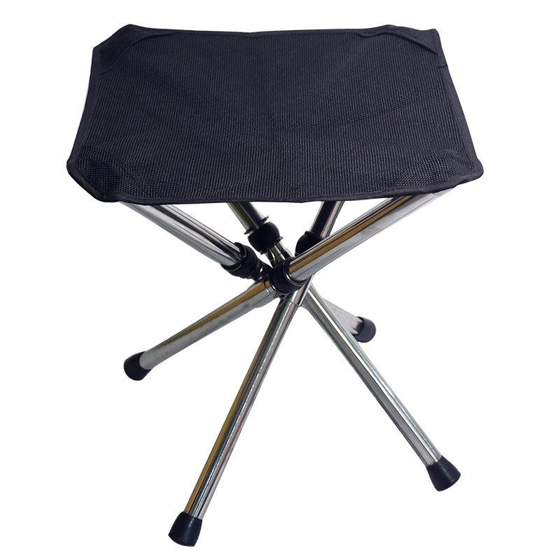 Folding Portable Stainless Steel Stool Outdoor Adjustable Chair Oxford Cloth Seat-OS00410-Veeddydropshipping