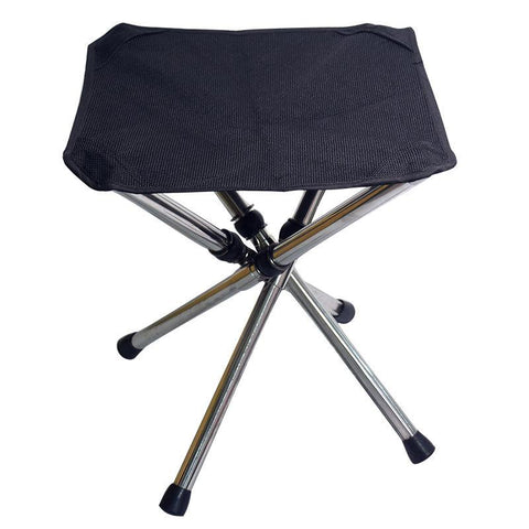 Folding Portable Stainless Steel Stool Outdoor Adjustable Chair Oxford Cloth Seat-OS00410-Veeddydropshipping