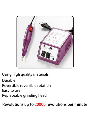 Nail Drill Machine Electric Manicure 5pcs Milling Cutter Set tools-BH01050-Veeddydropshipping