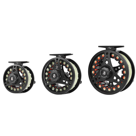 Fly Fishing Reel 3/4,5/6,7/8WT Fly Reel Combo Fly Reel Large Arbor Aluminum Alloy Body -OS00331-Veeddydropshipping