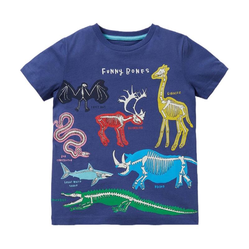 2023 Baby Boys Luminous New Fashion T-shirt Summer Cotton-TB01137-Veeddydropshipping