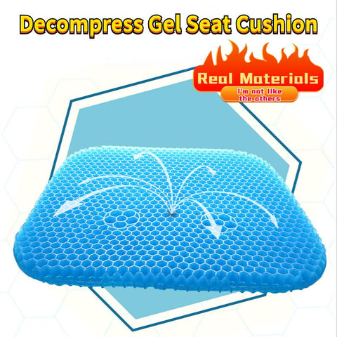 Decompress Gel Seat Cushion Breathable Honeycomb-HA00526-Veeddydropshipping